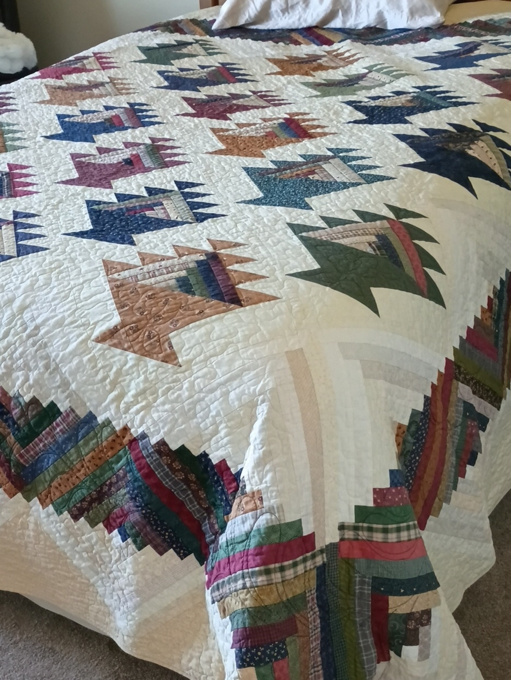 Designer Multi-Color Queen Quilt